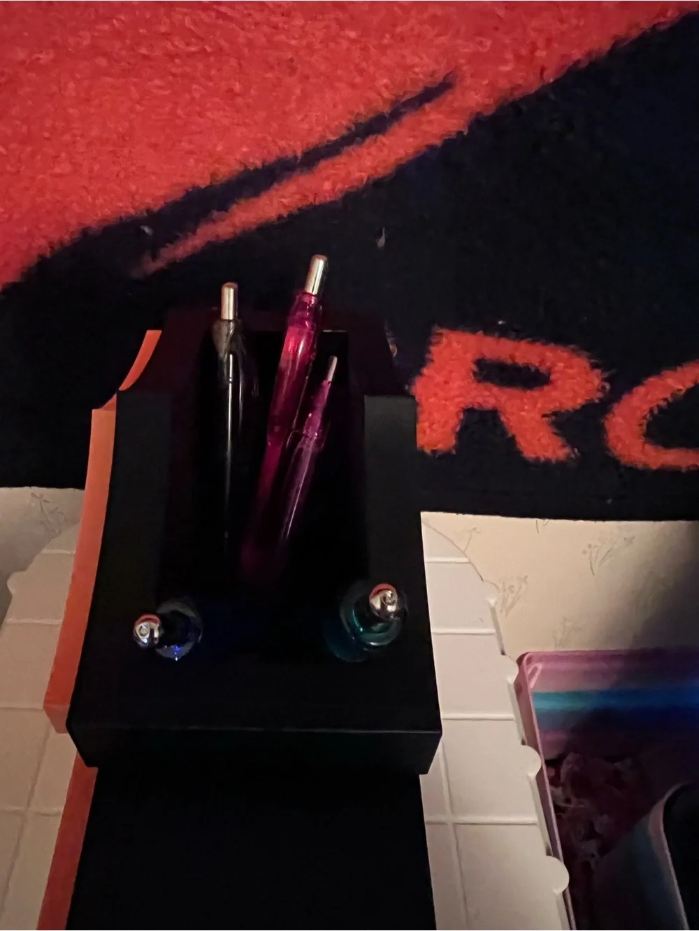 Custom Design - Harley Davidson Desk/bathroom